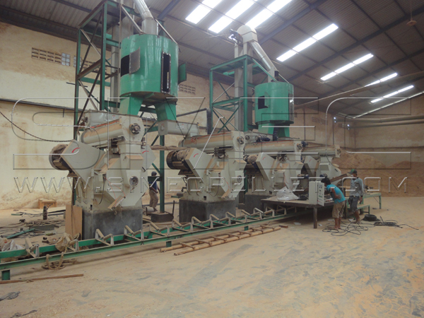 installation-&-commissioning-of-4-sets-of-KMPM520-Pellet-Mill