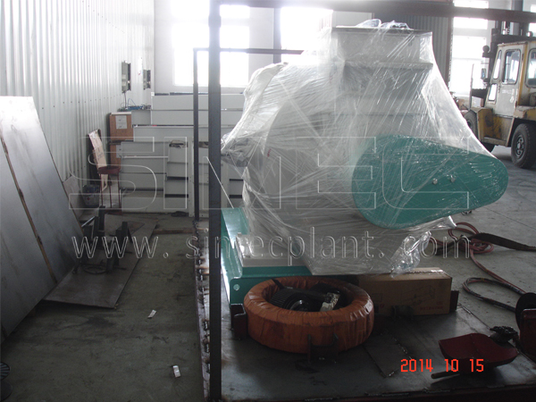 SPM420 Pellet Mill being Packing on the Steel Frame