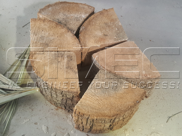 raw-material-palm-trunk
