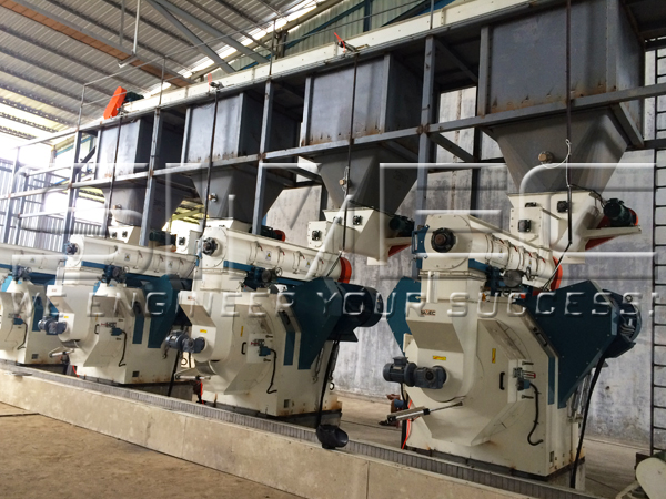 4-sets-of-spm520-belt-driven-type-pelletizers