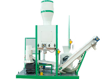 Mobile biomass pellet mill plant