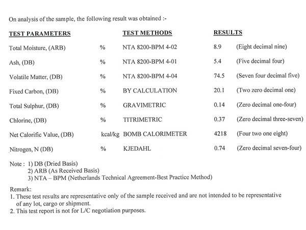 palm-efb-pellet-sgs-report