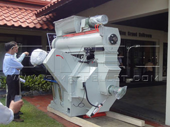 pellet-mill-spm520-in-exhibition