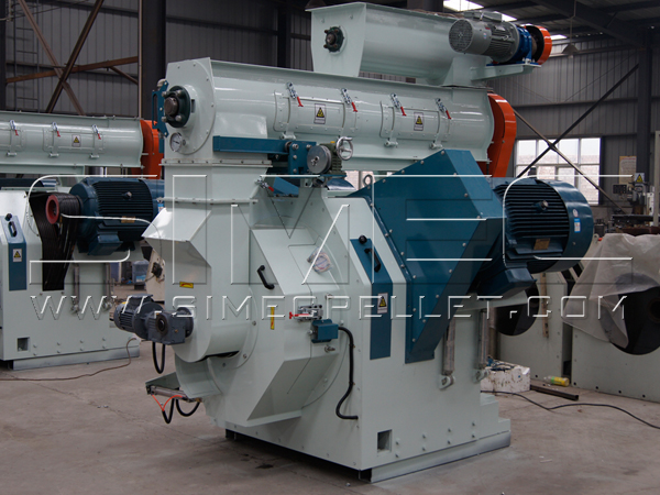 SPM520 wood pellet mill made in 2014