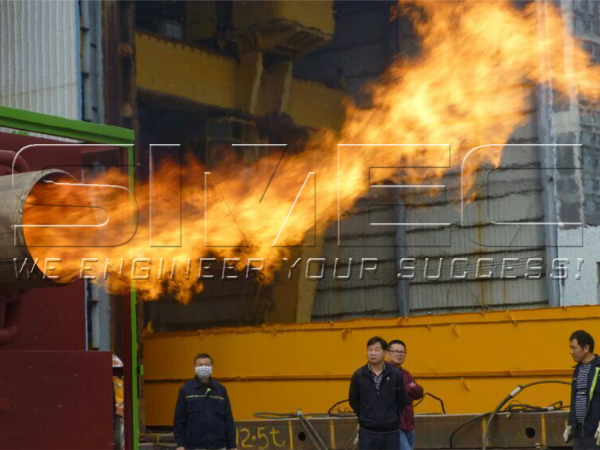 simec 480x103 kcal pellet burner testing