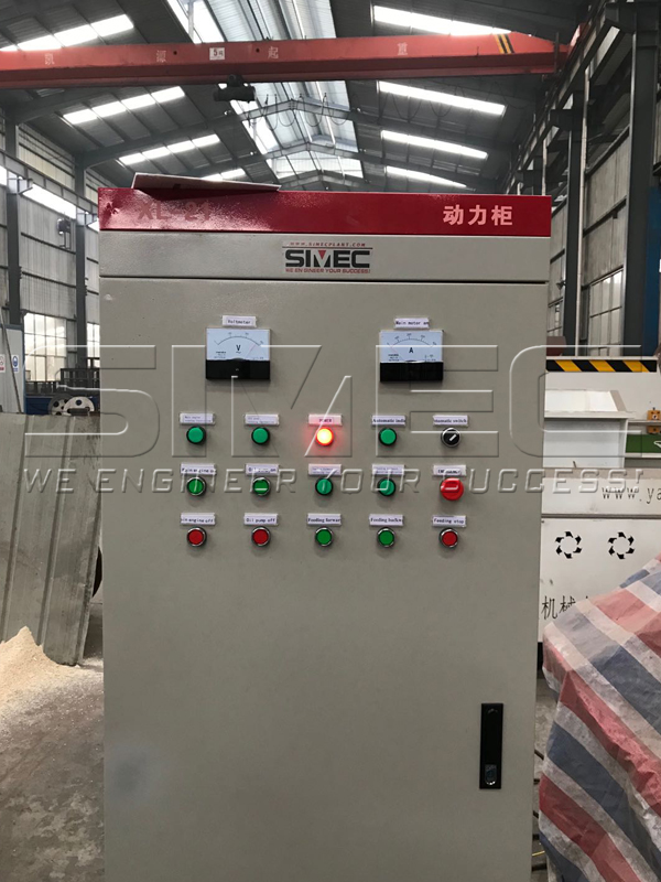 SMX-350 Sawdust Machine Electric Control Cabinet