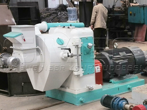 spm350-rice-husk-pellet-mill-side-view