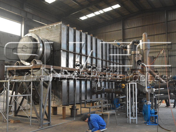 Unpainted Rotary Charcoal Furnace